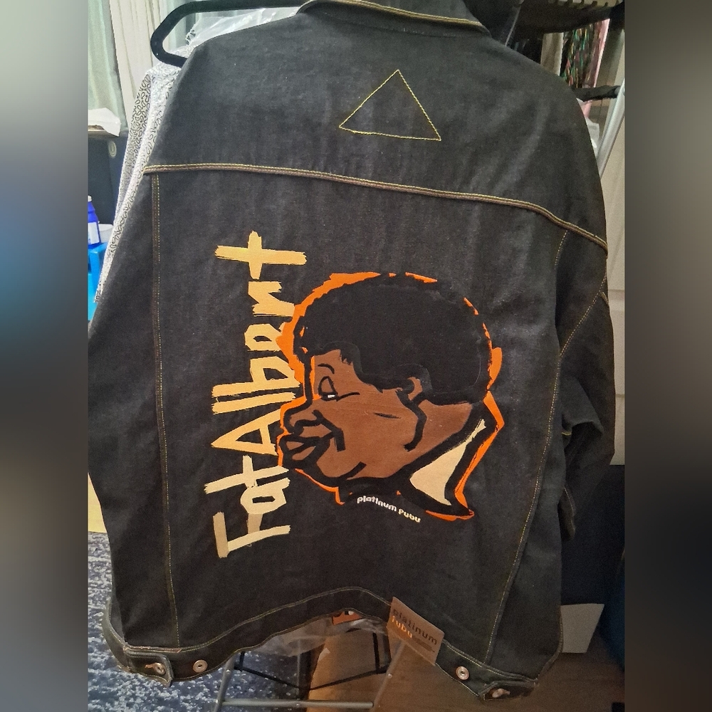 Vintage Platinum Fubu 'Fat Albert' Denim Jacket